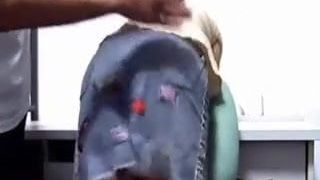 great pain by small cane