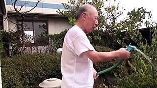 3 girls big boobs party with shigeo tokuda and friends :d