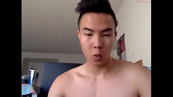 asian jerks off