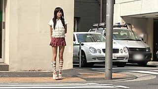 asian teen kaoruko has threesome sex with cum on her face