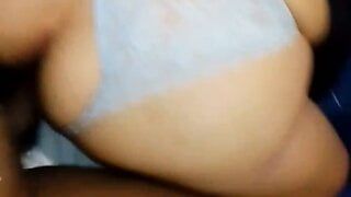 mature in doggy position