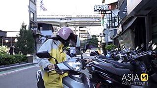 modelmedia asia – slutty delivery service – ling wei – md-0238 – best original asia porn video