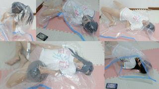 xiaomeng in vacuum bag with air bubble