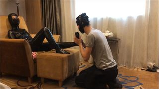 chinese latex femdom