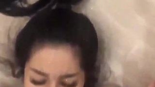 chinese tattoo model facial cum