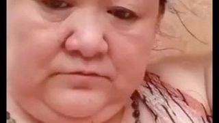 fair chinese granny asking if she is pretty enough for you