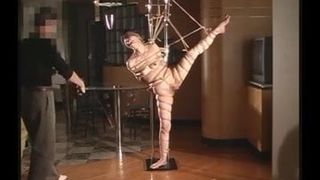 gagging, pinning & whipping a japanese milf
