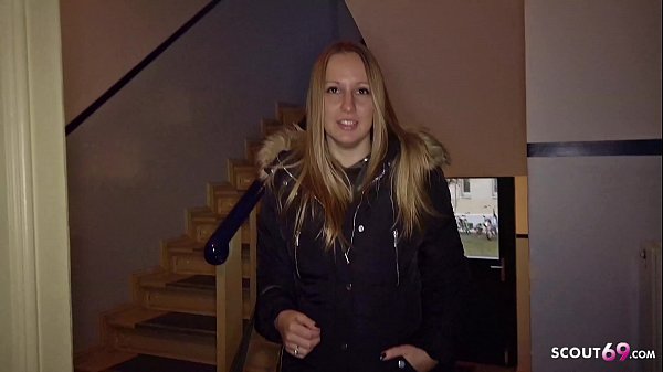 german scout – erster anal sex für teen chanie mit mega naturtitten bei strassen casting