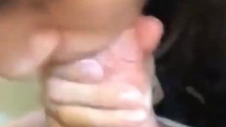 stepsister loves to give blowjob when we are alone