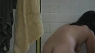 asian slut in shower