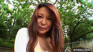 japanese milf airi ai is using a vibrator, uncensored