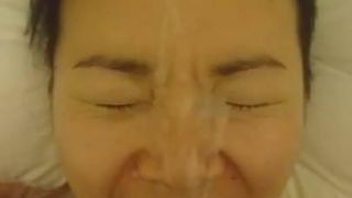 red nightdress facial